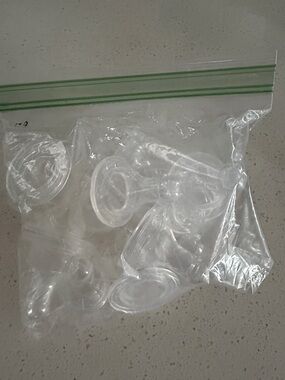 Clear Plastic baby nipples for dr brown bottles